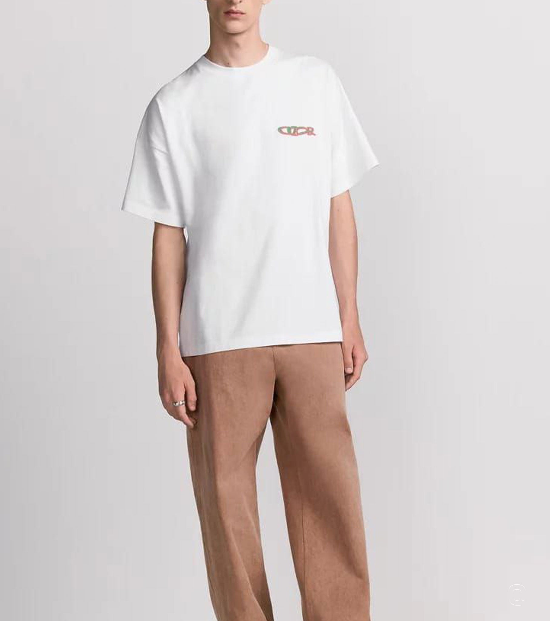 Front of model wear Louis Hamilton T-shirt  - Fashion Dose