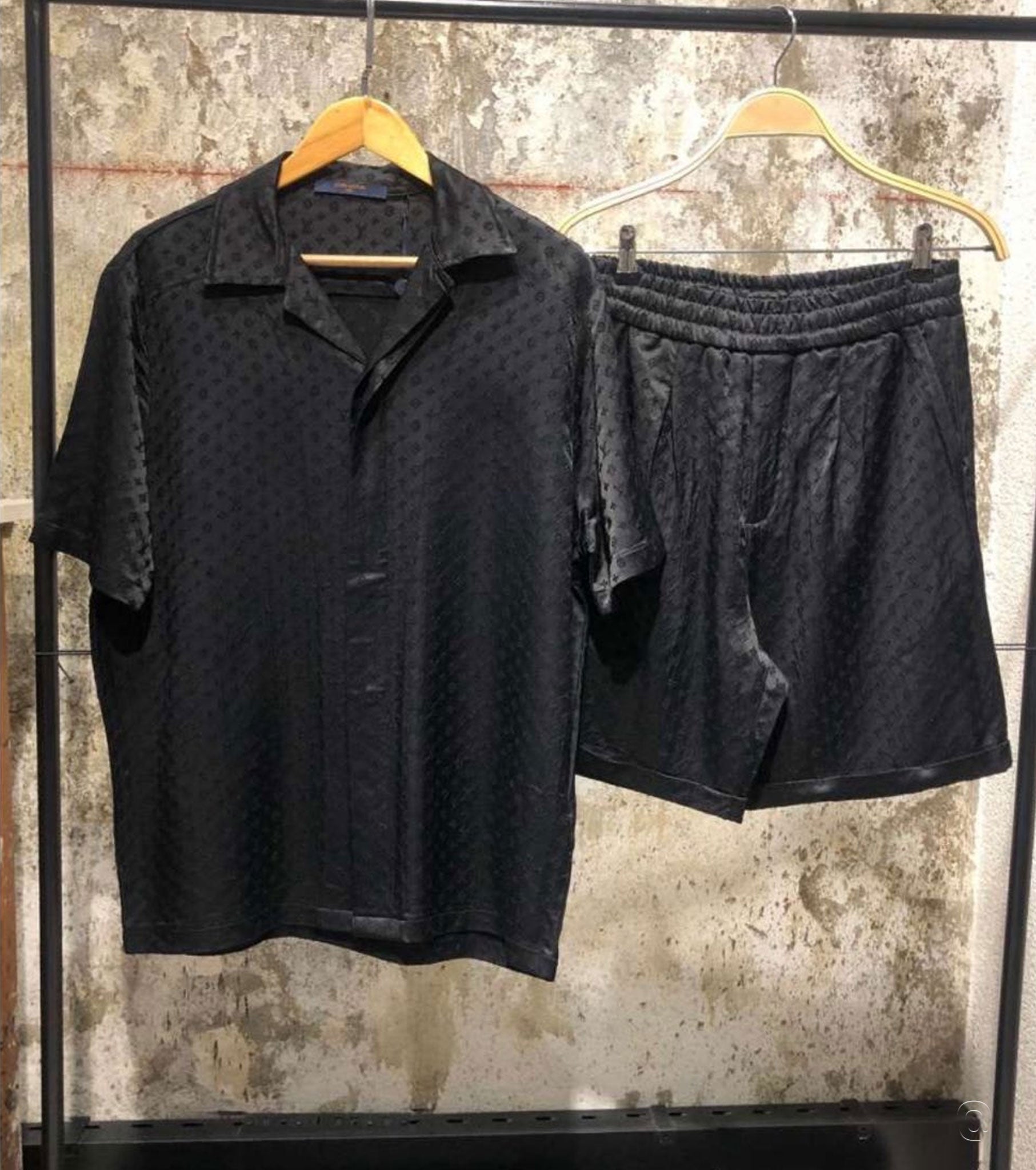 Men satin set