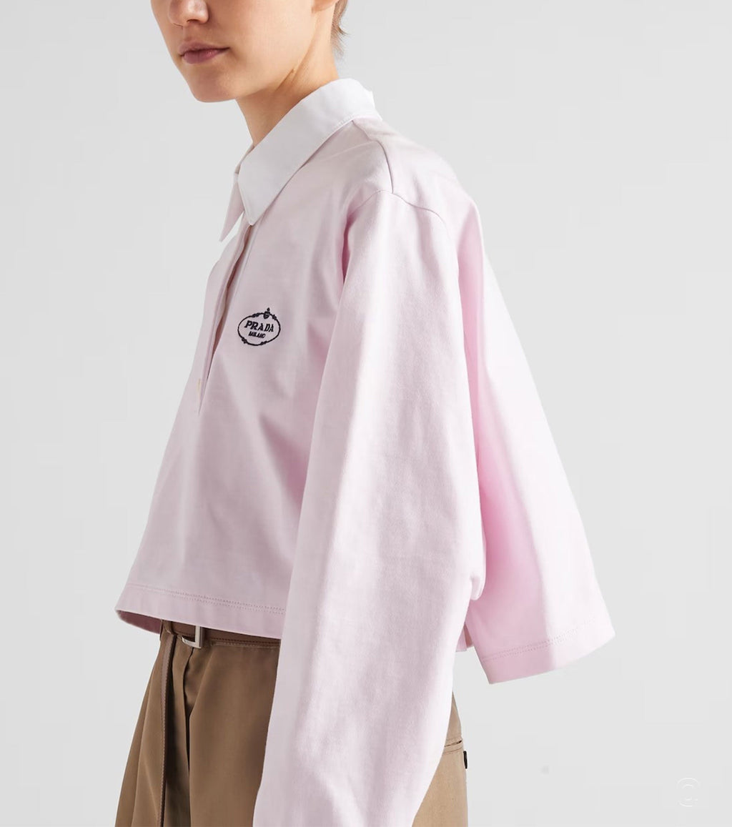 Jersey Polo Sweatshirt PRA1290W