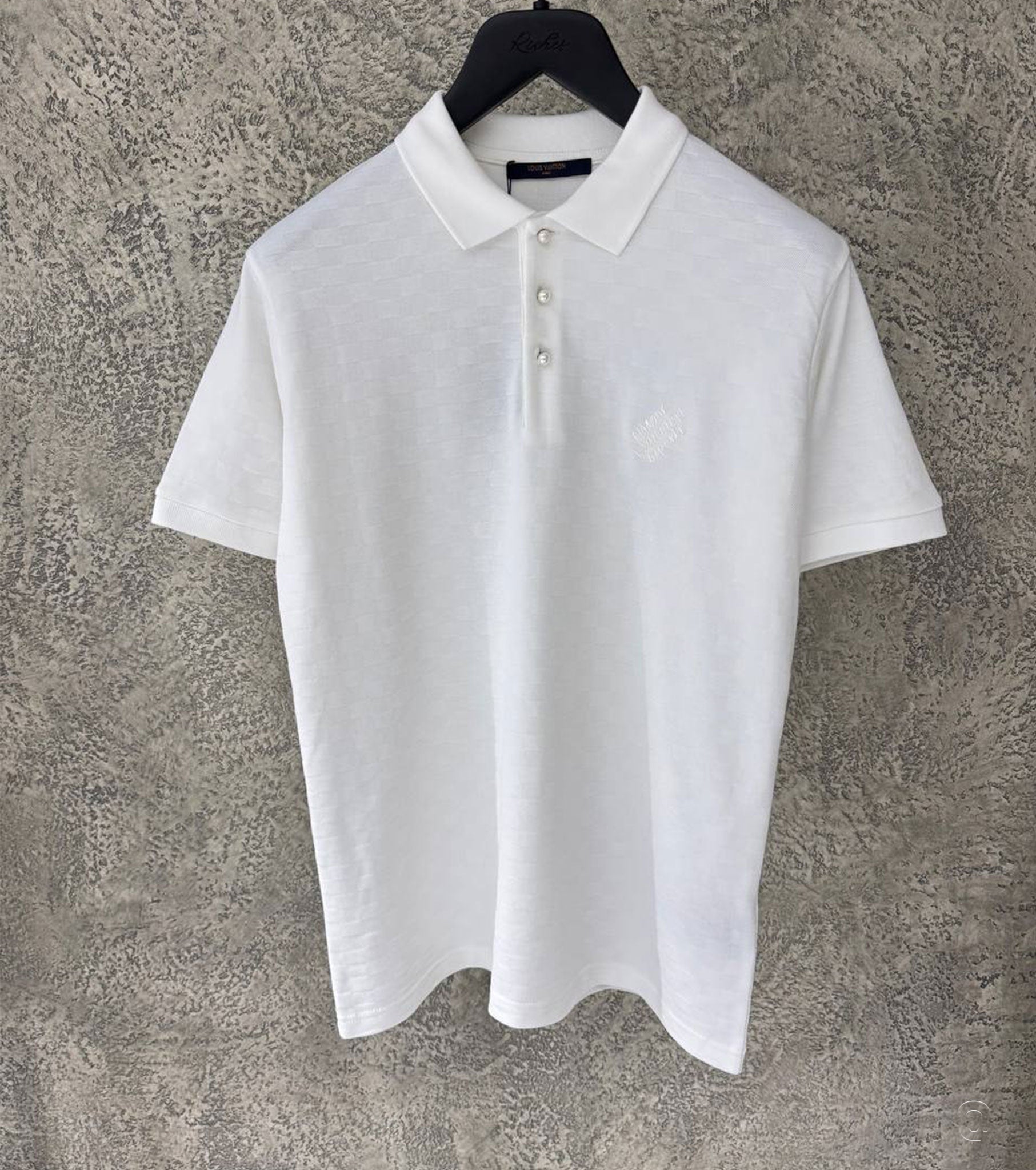 Damier Signature Polo Shirt S25-LV69