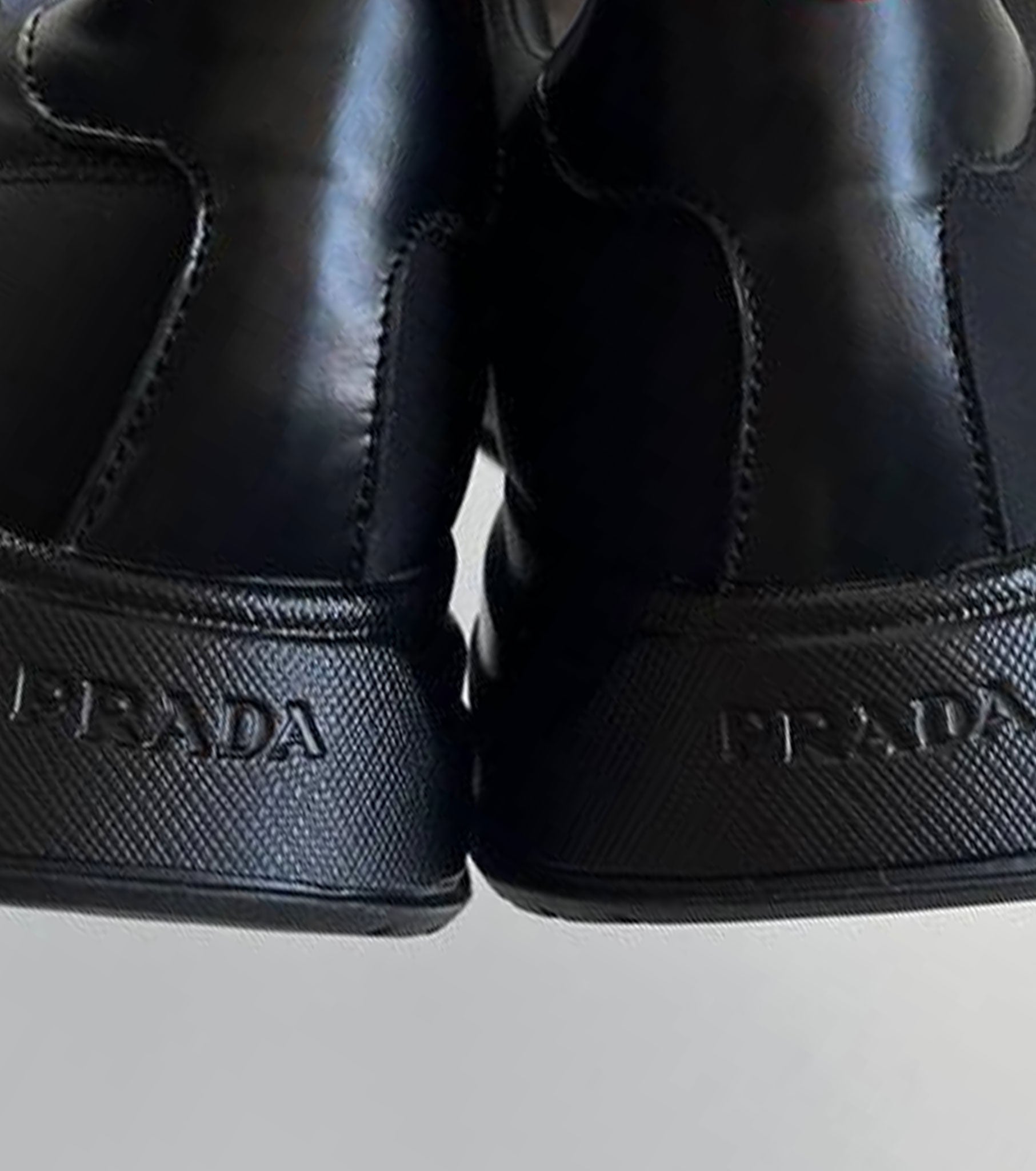 Brushed Leather Sneakers