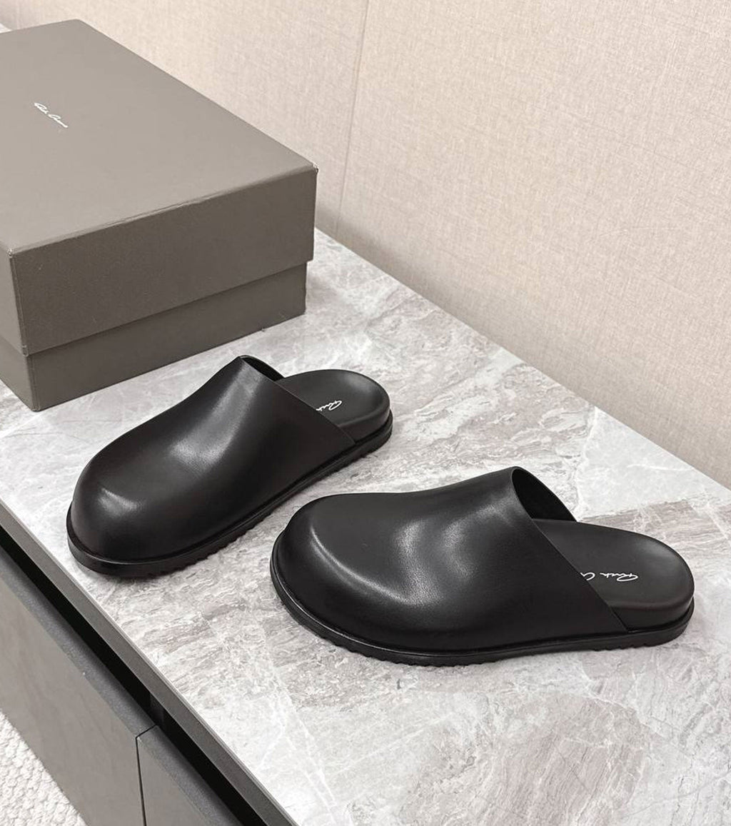 Granola Leather Slippers