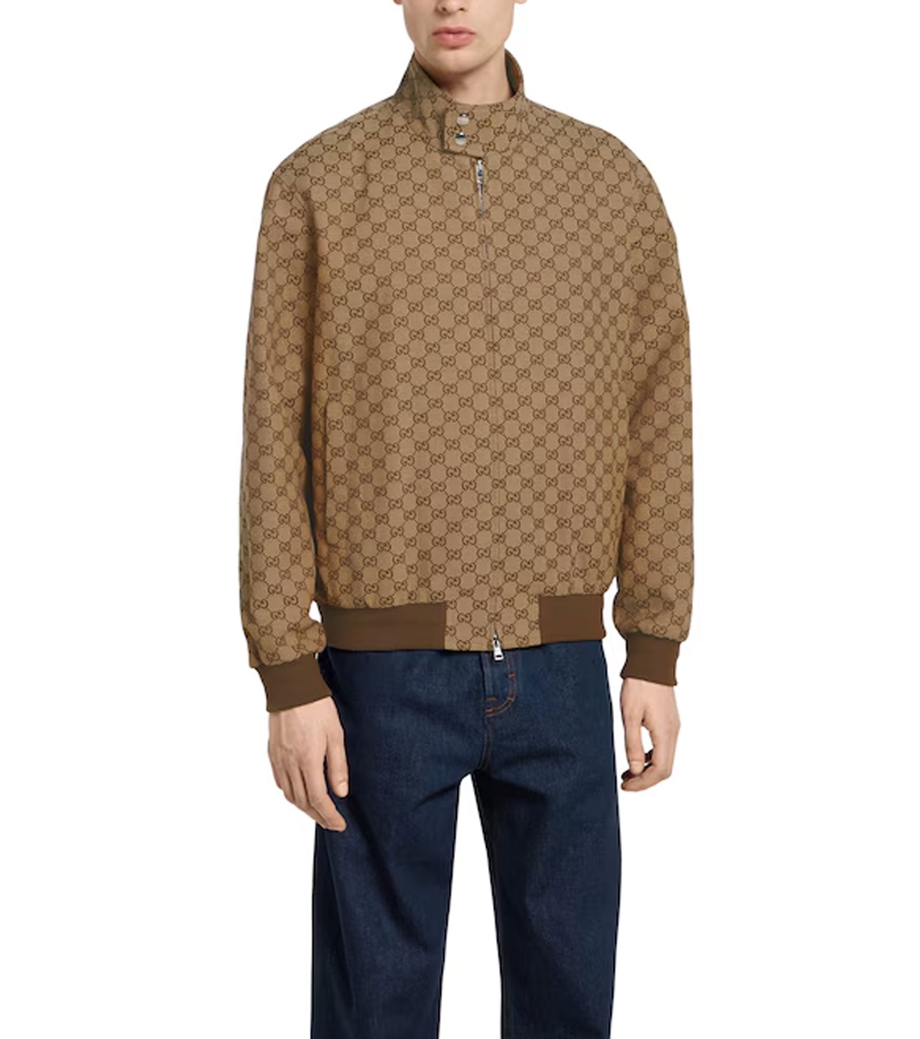 GG canvas bomber jacket