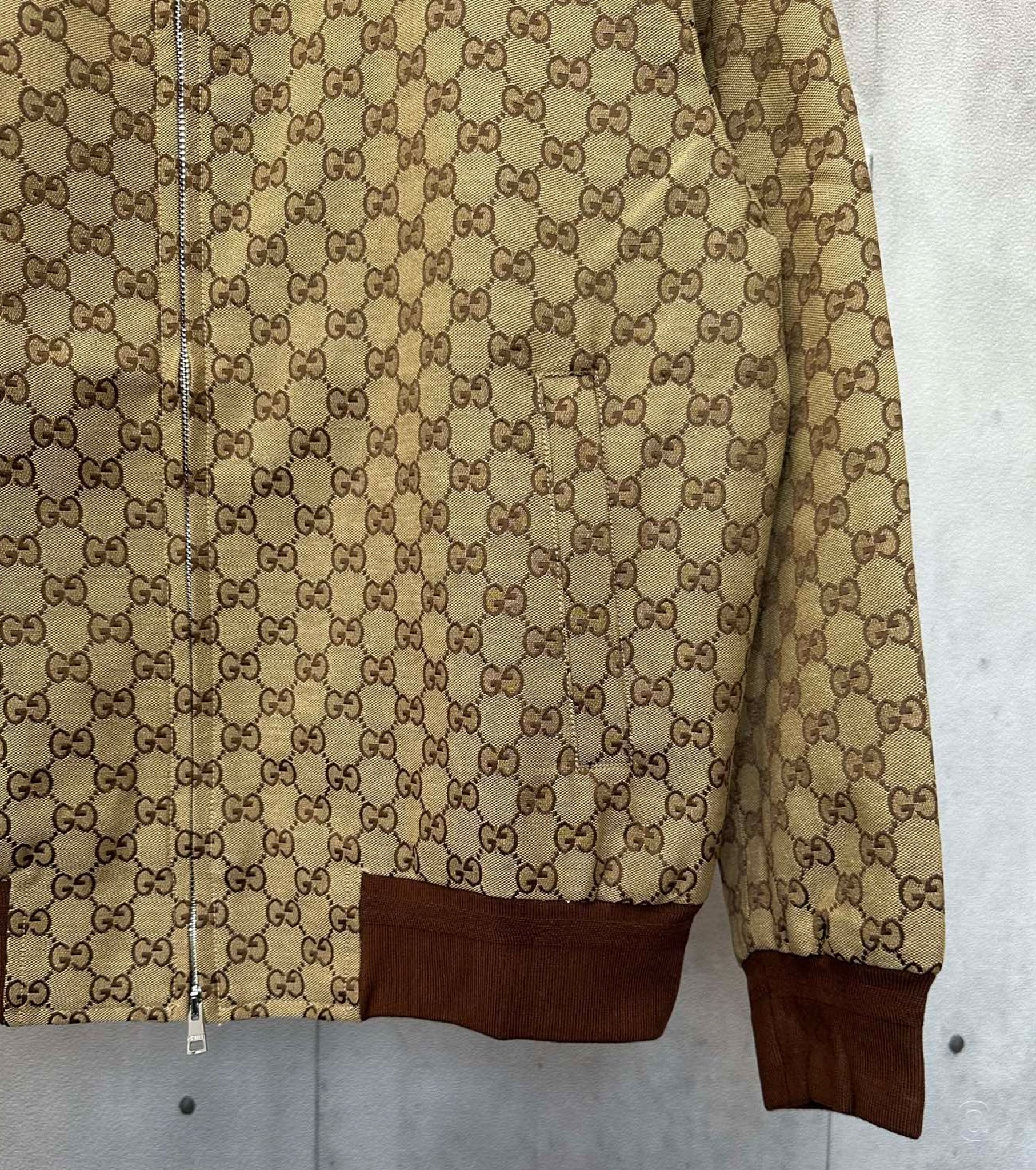 GG canvas bomber jacket