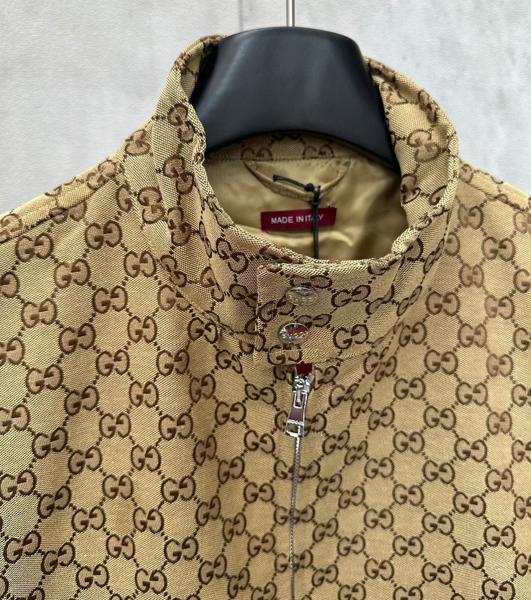 GG canvas bomber jacket