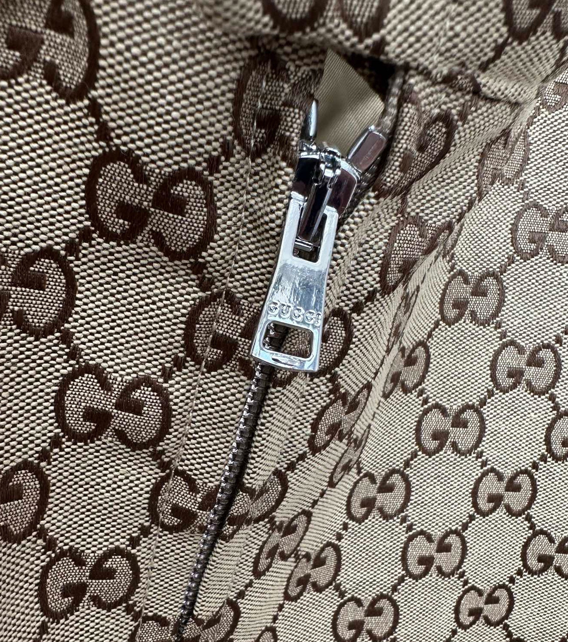 GG canvas bomber jacket