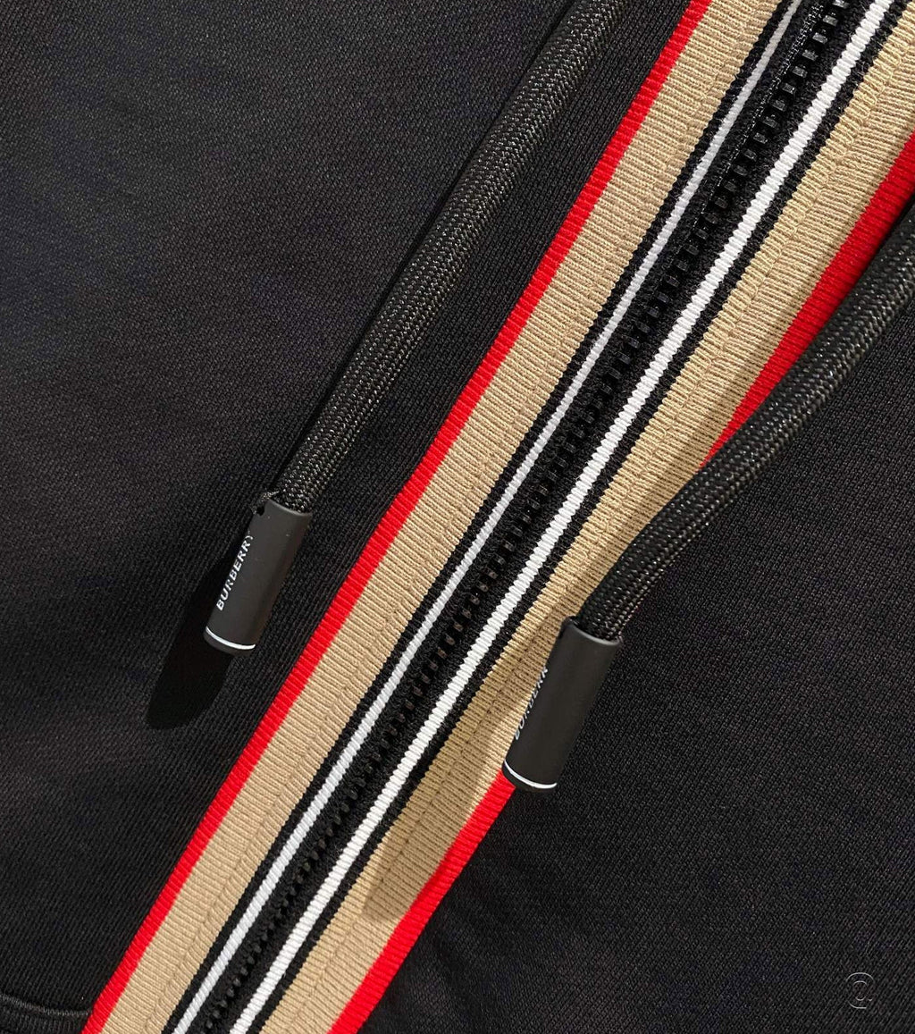 Icon Stripe Zip Hoodie