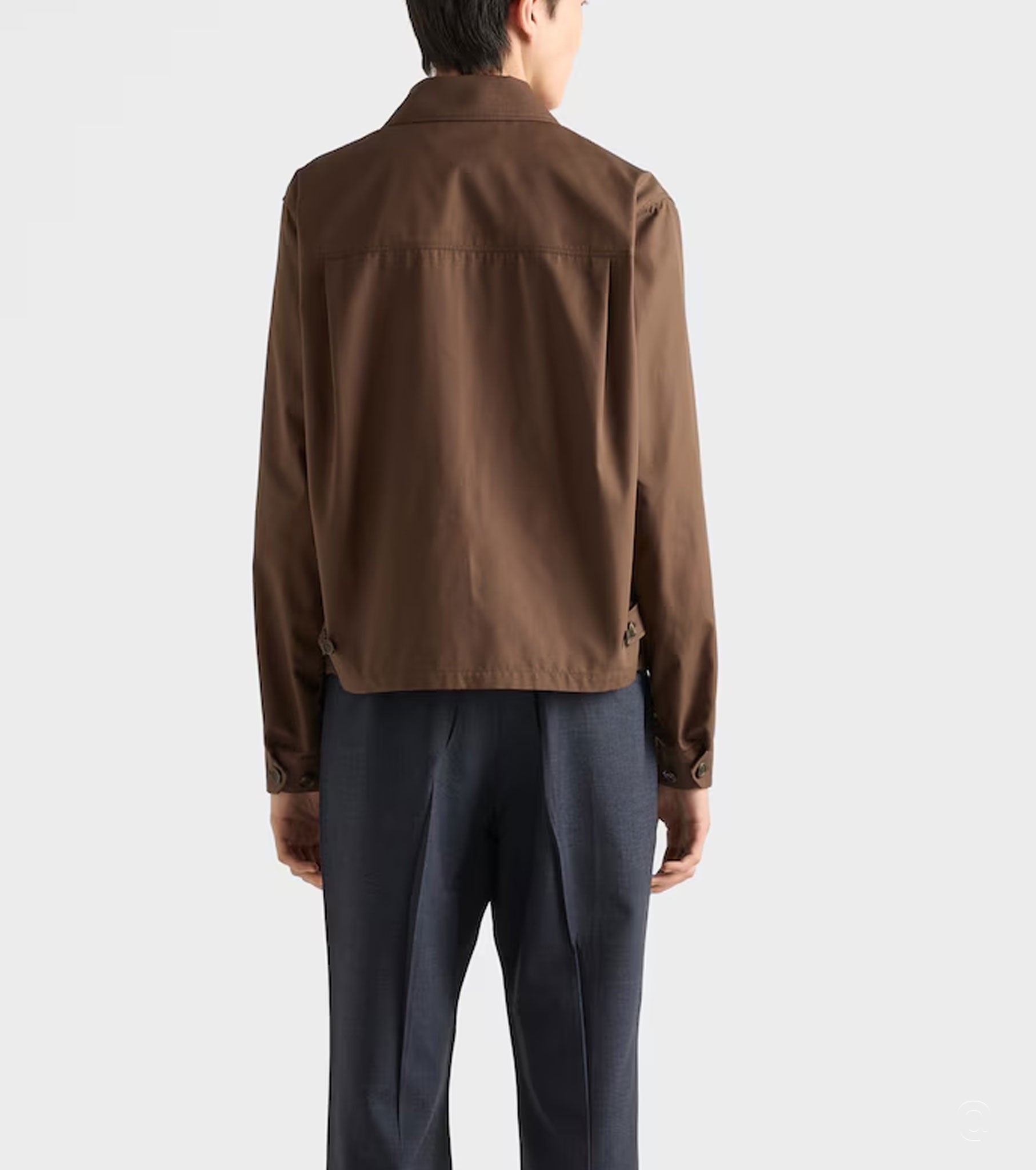 Cotton blend blouson jacket PRA8114
