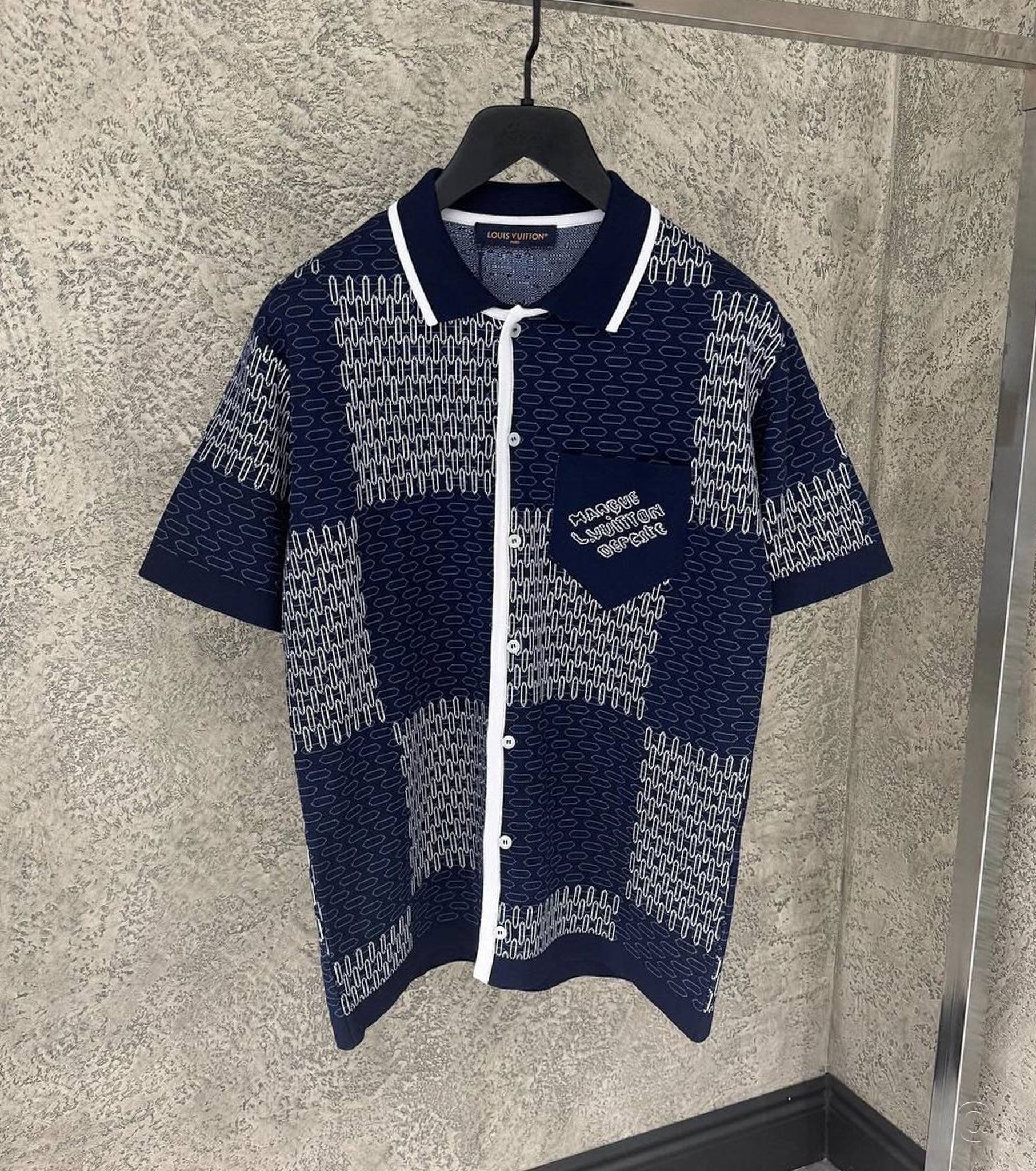 Damier Jacquard Shirt