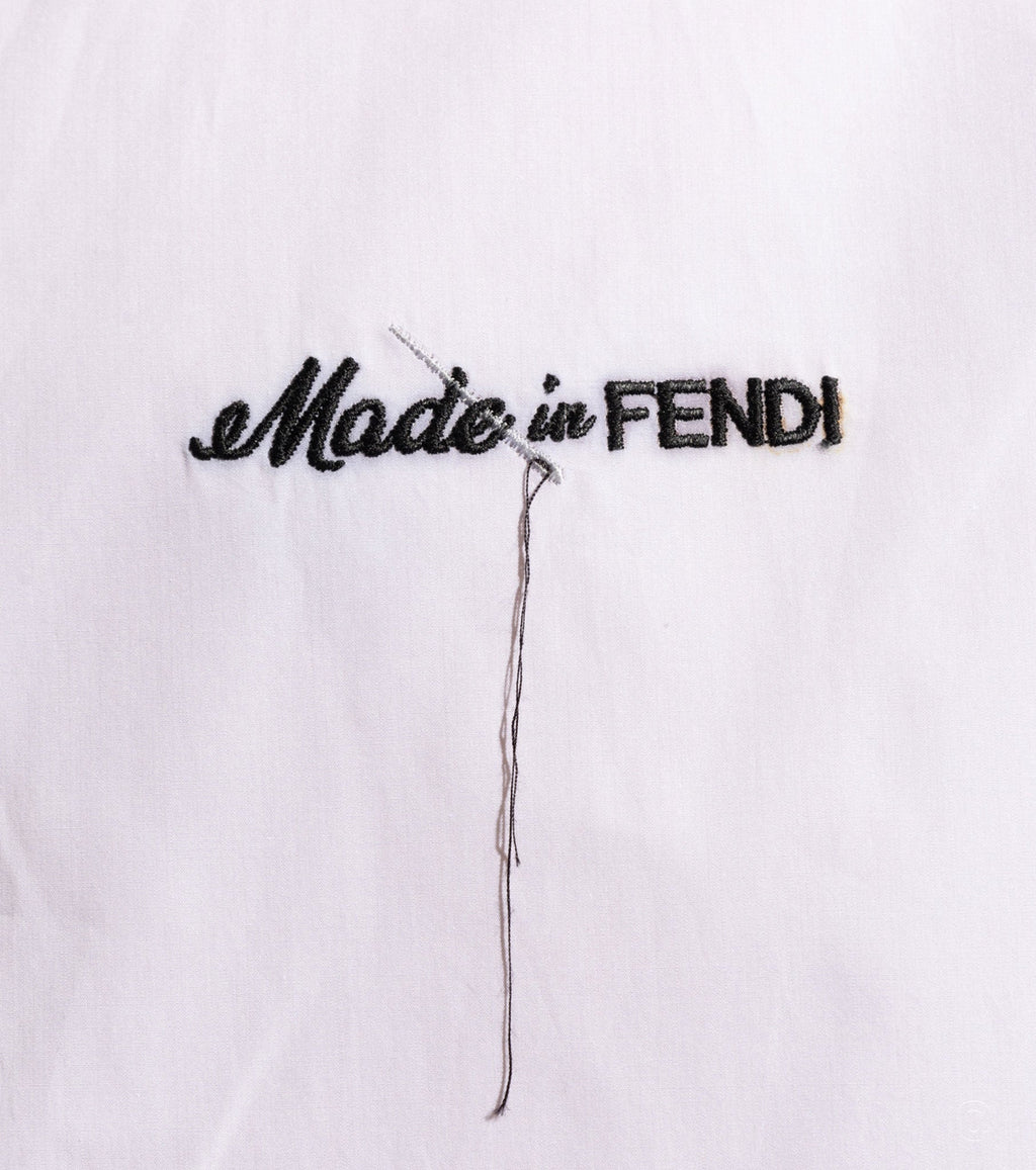 Logo Embroidered Poplin Shirt FN2046