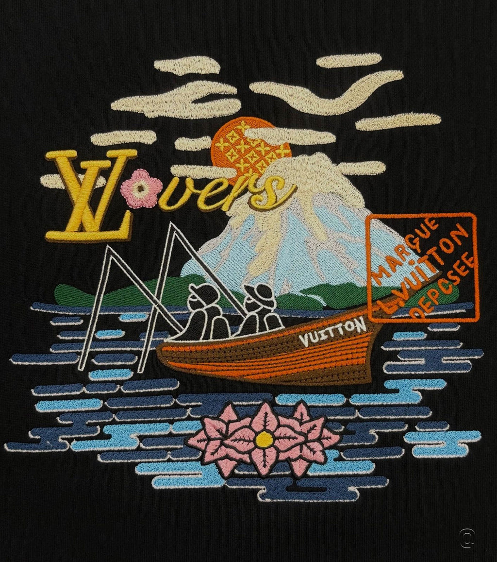 Embroidered Oversized Sweatshirt