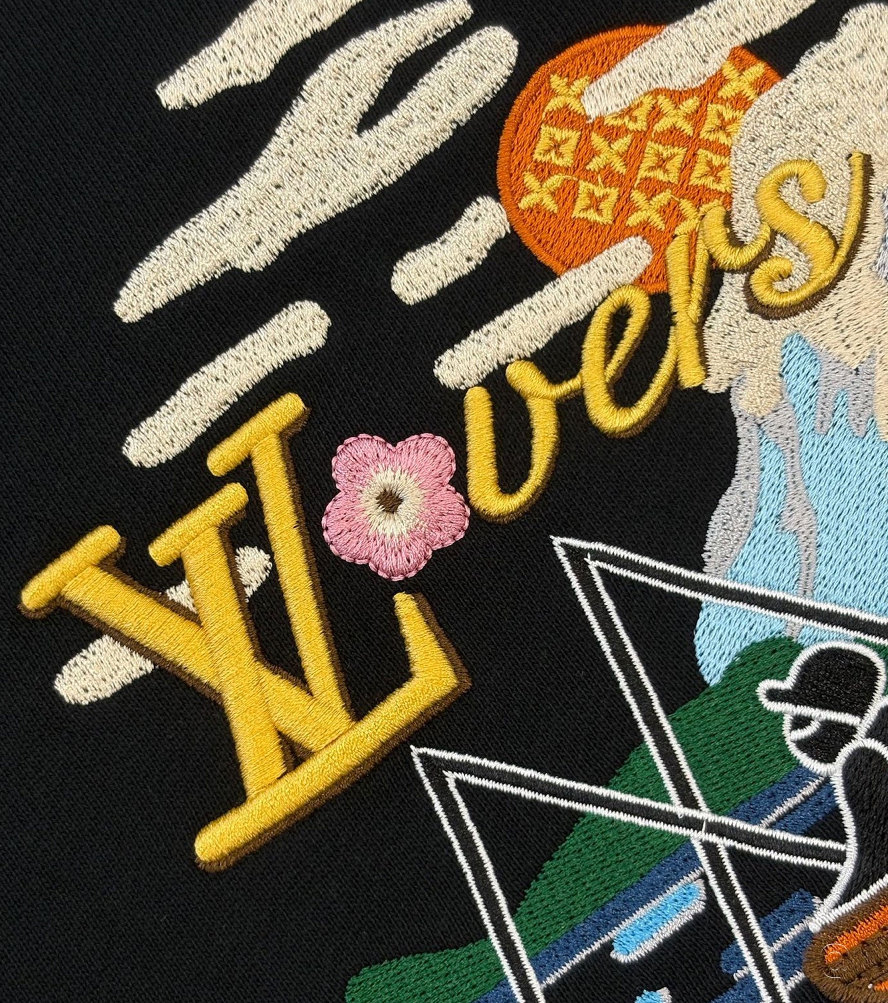 Embroidered Oversized Sweatshirt