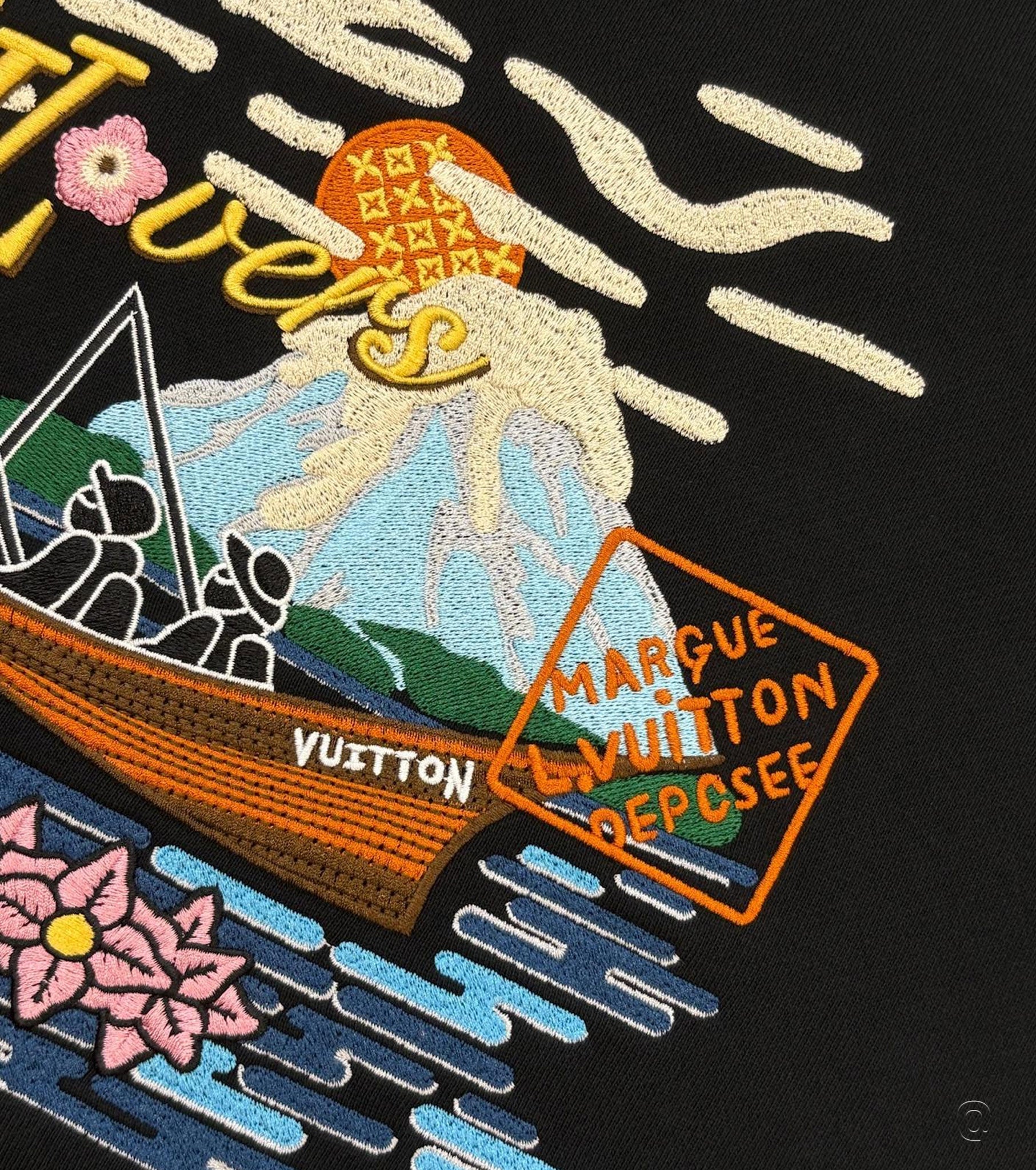 Embroidered Oversized Sweatshirt