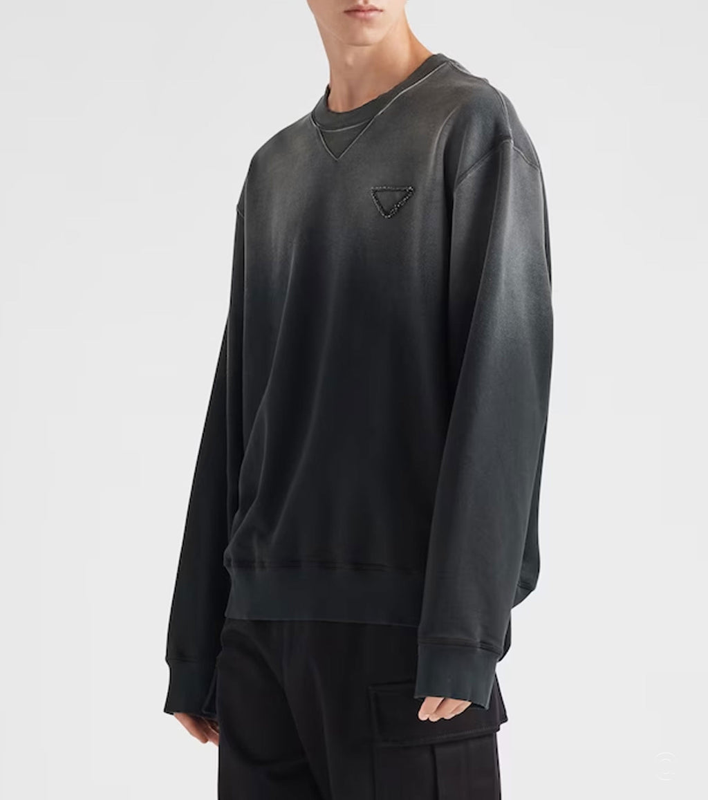 Gradient Cotton Sweatshirt