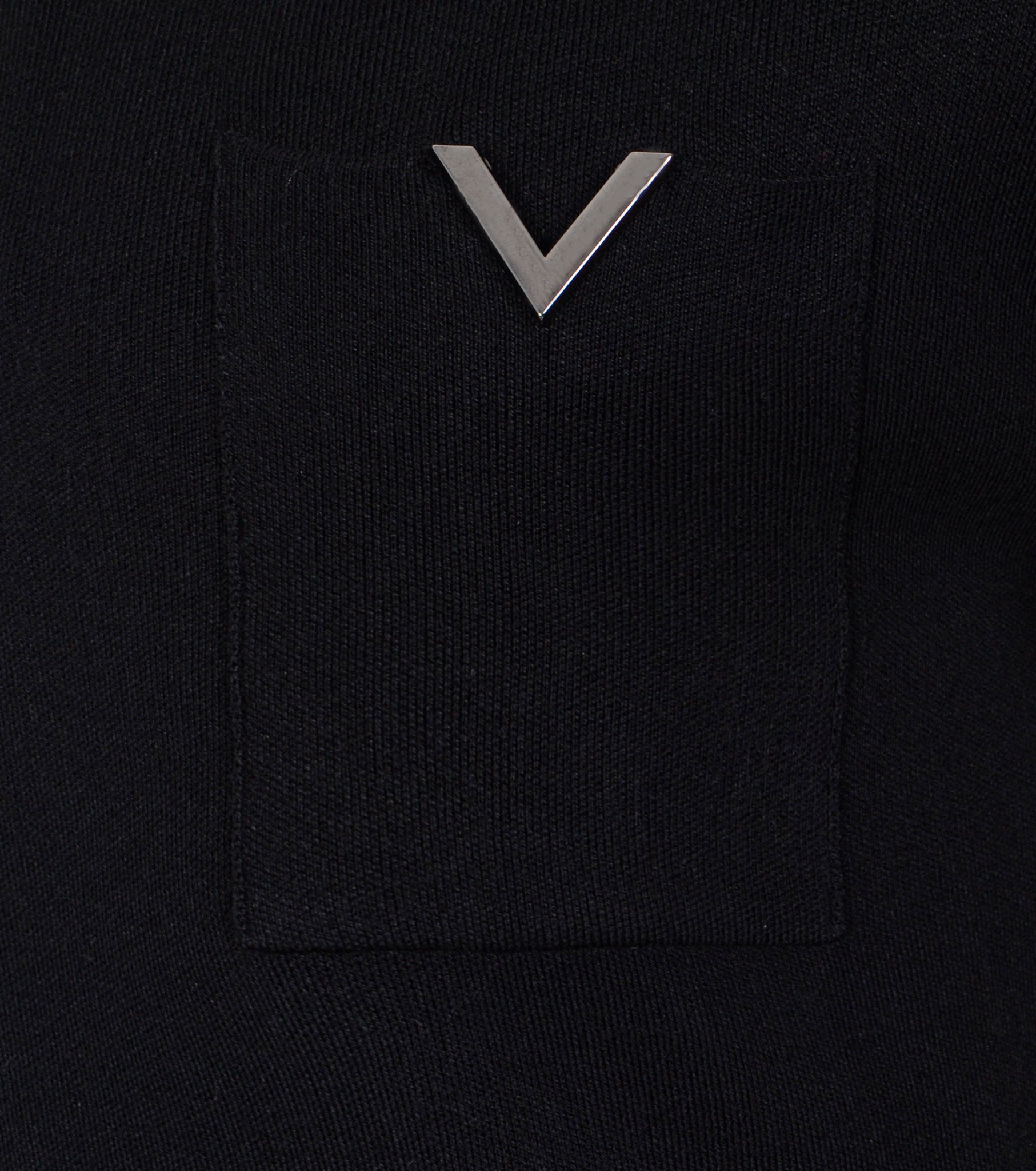 Metallic V Polo Shirt