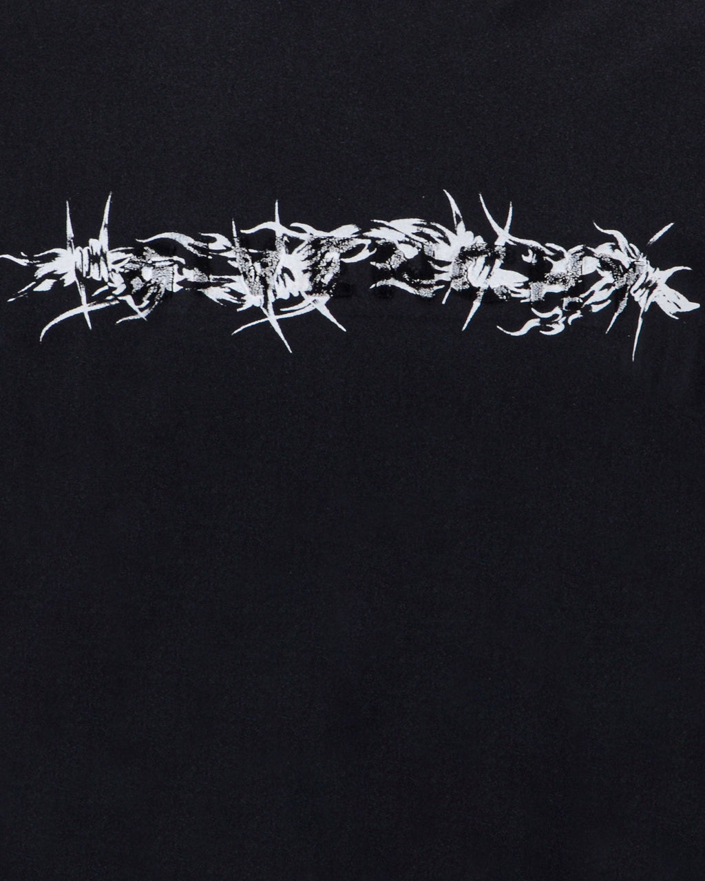 Barbed Wire-print T-Shirt