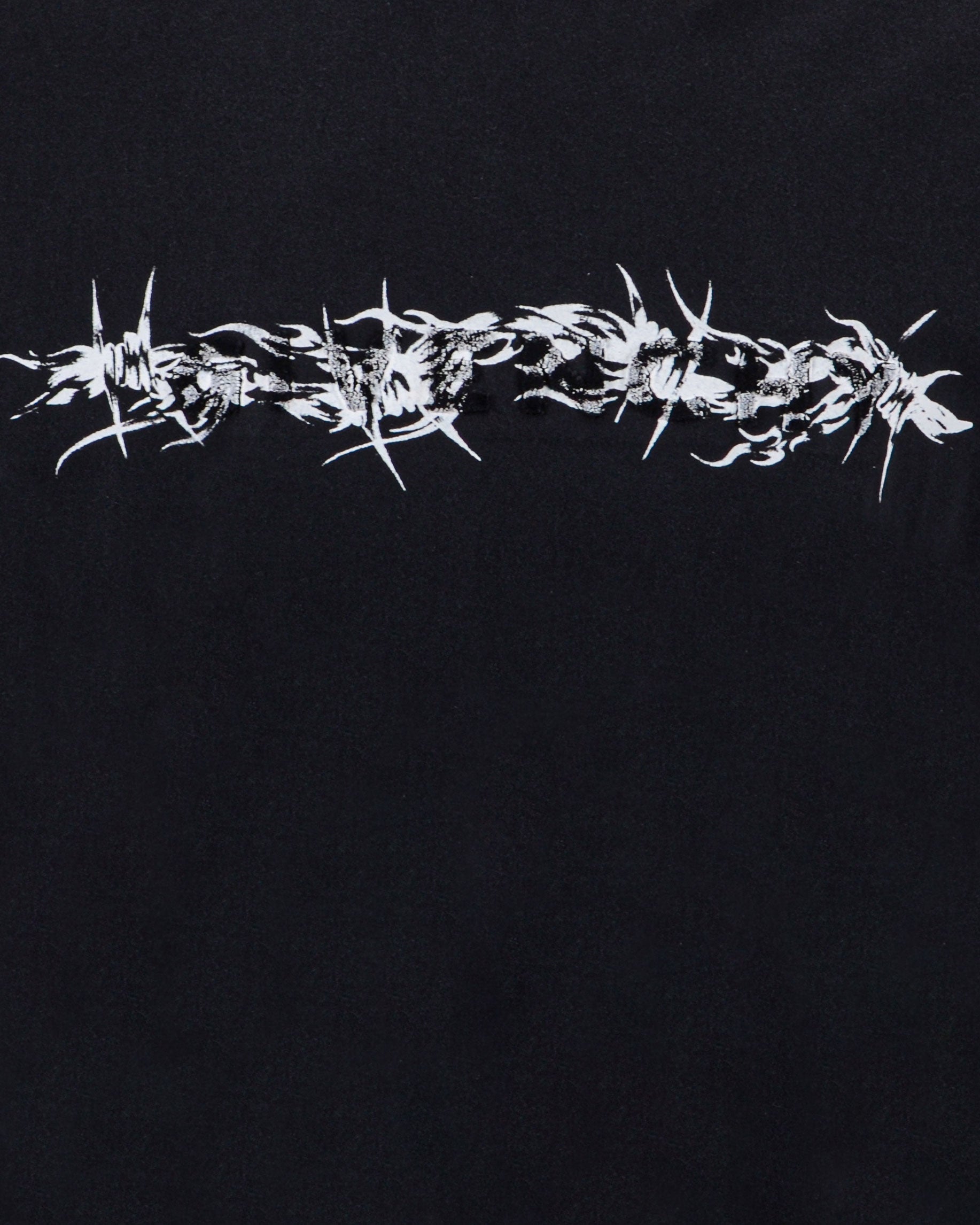 Barbed Wire-print T-Shirt