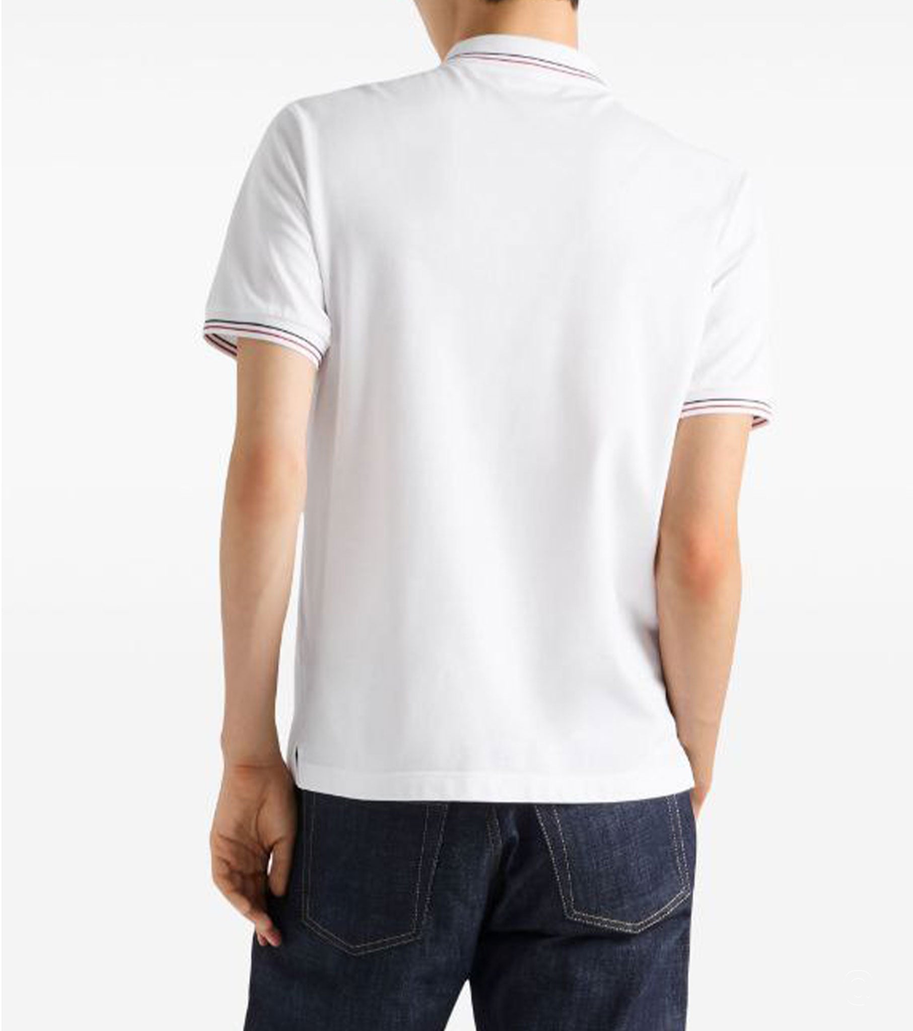 Short-sleeved Piqué polo T-shirt PRA8119