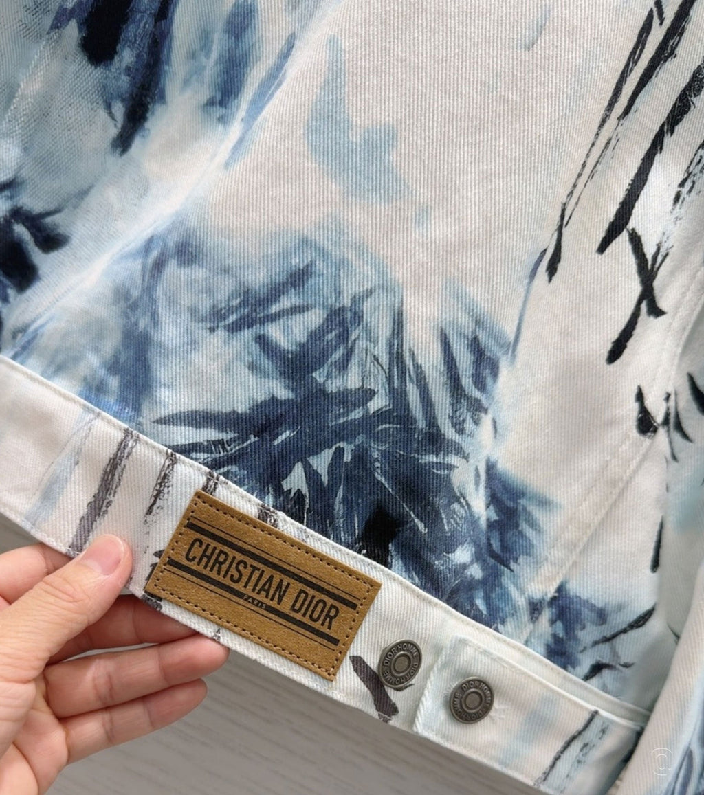 Printed Denim Jacket