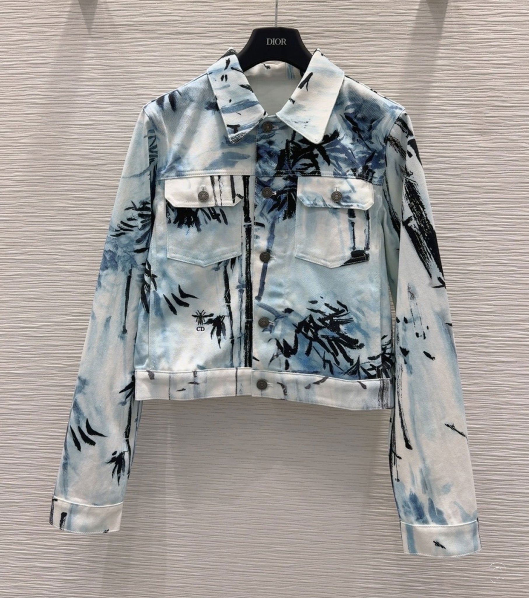 Printed Denim Jacket