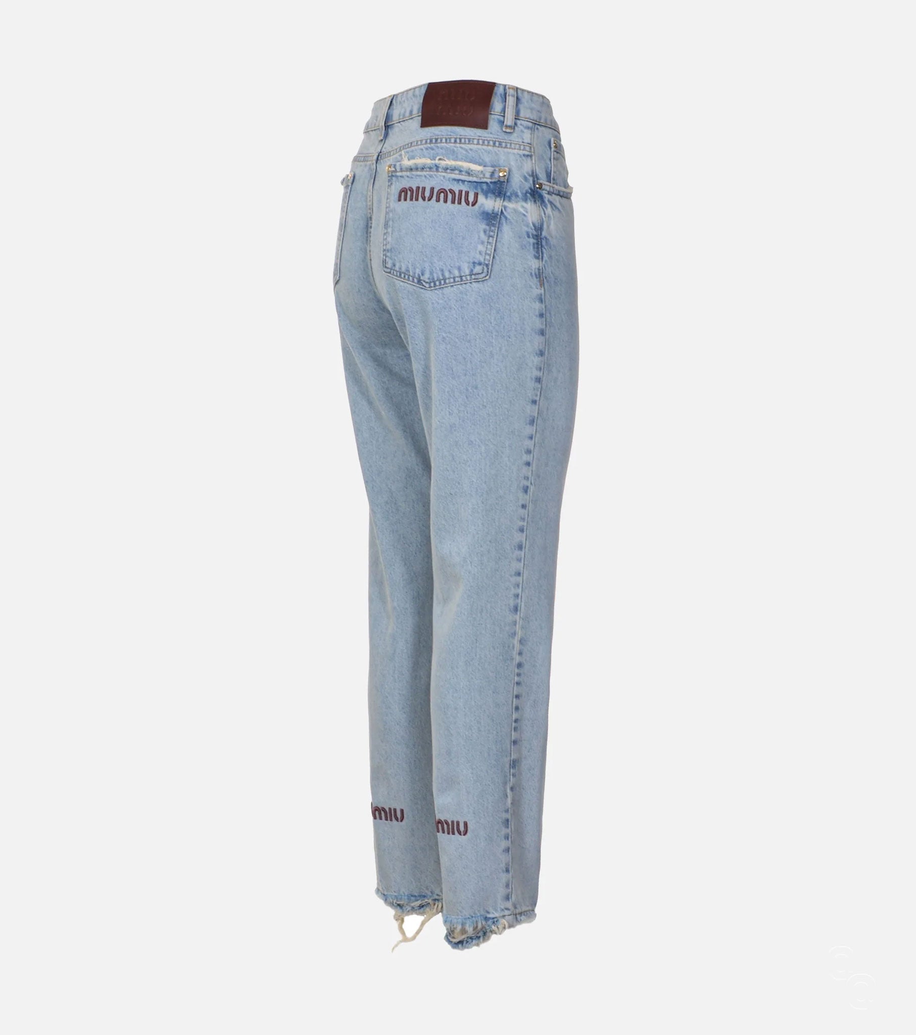 High-waist jeans