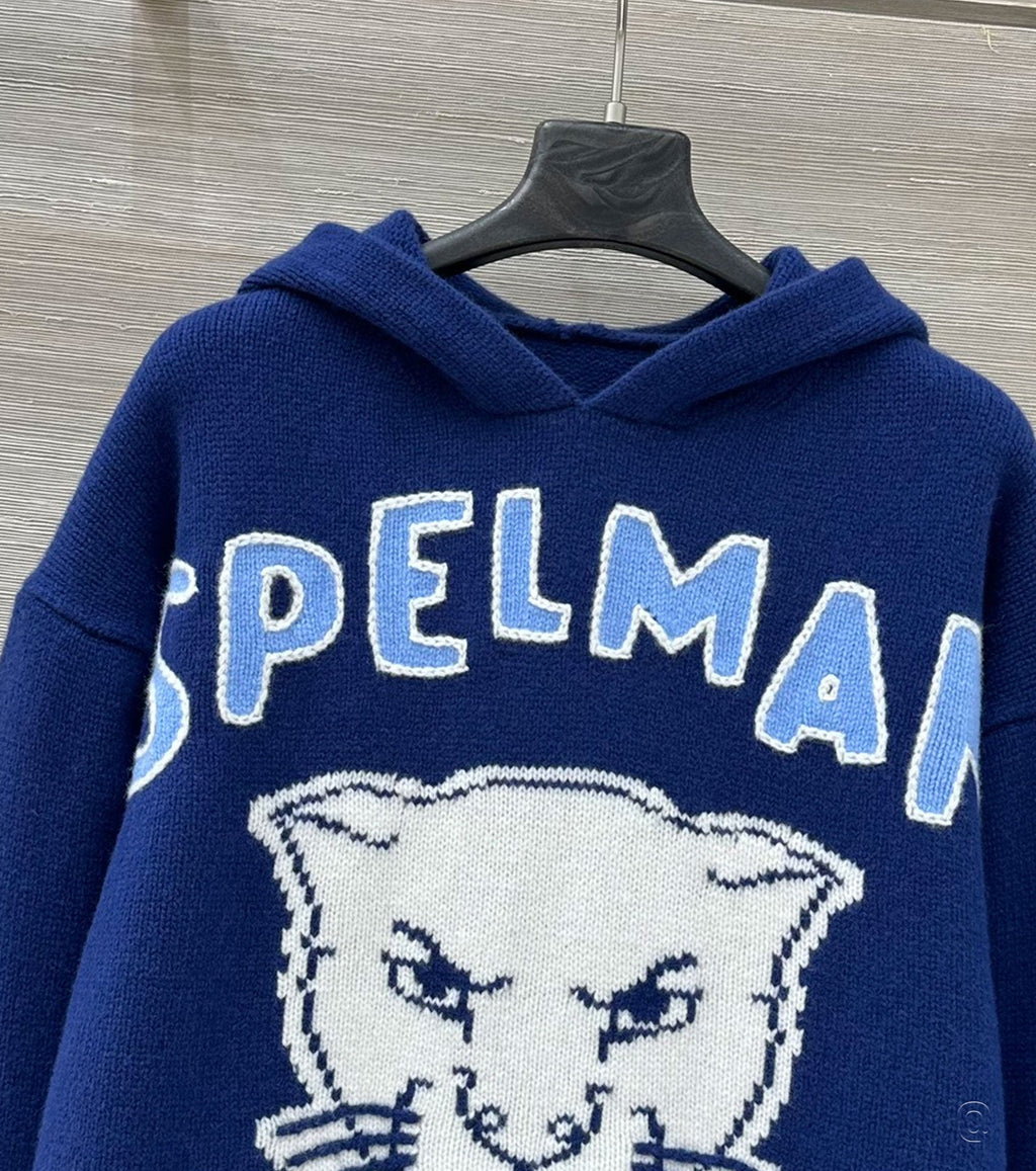 Women Wool Hooded Sweater Oversized