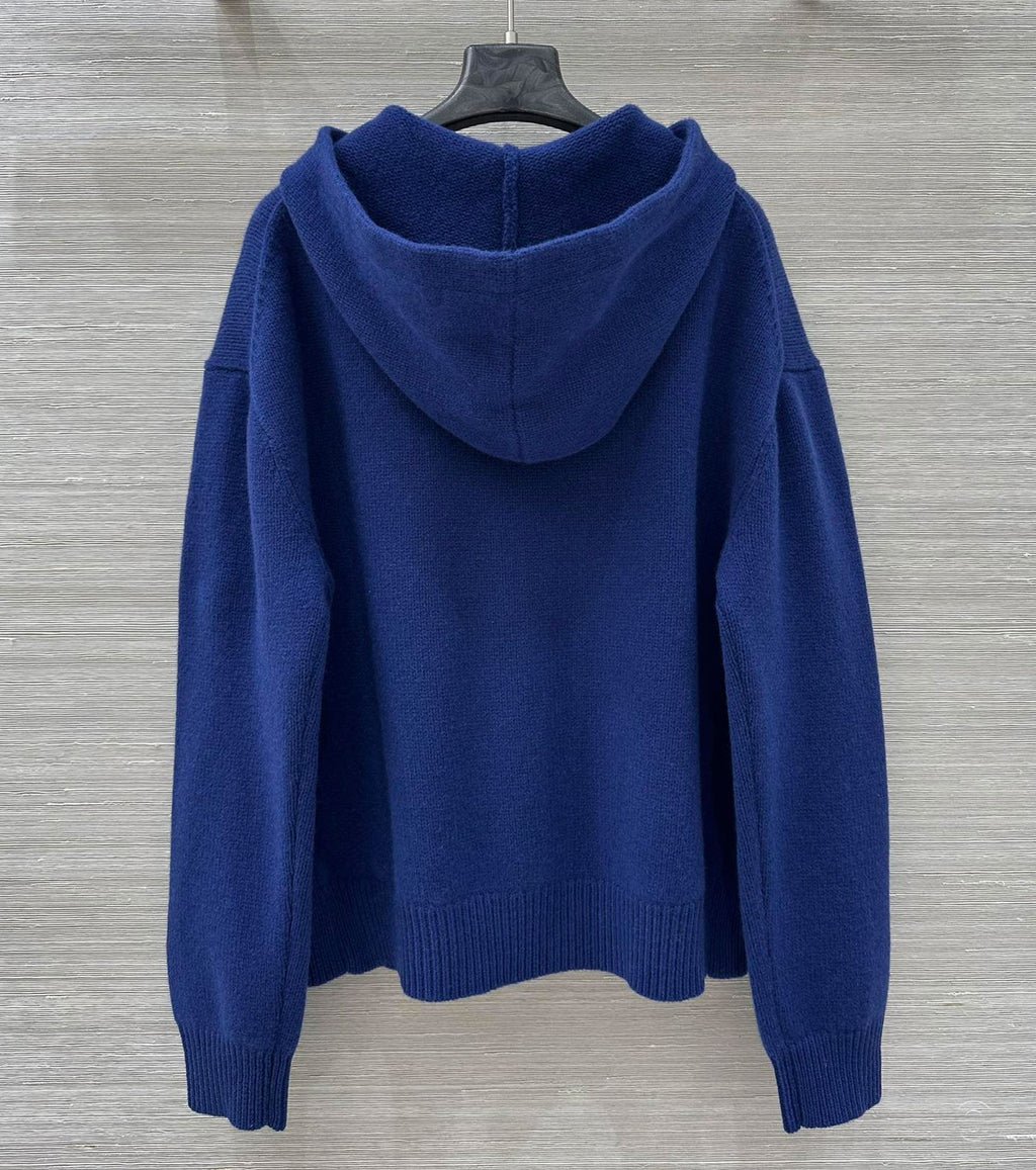 Women Wool Hooded Sweater Oversized