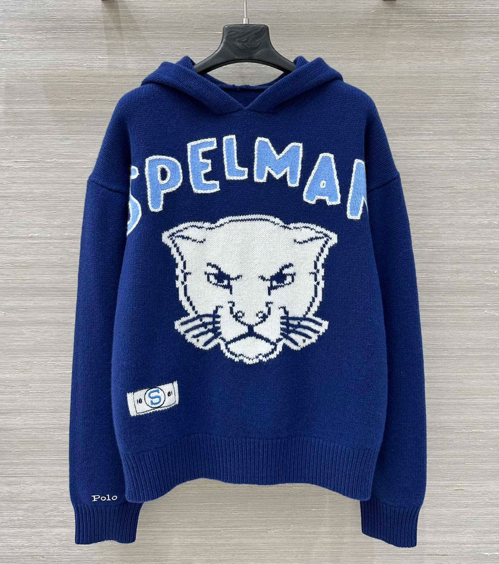 Women Wool Hooded Sweater Oversized