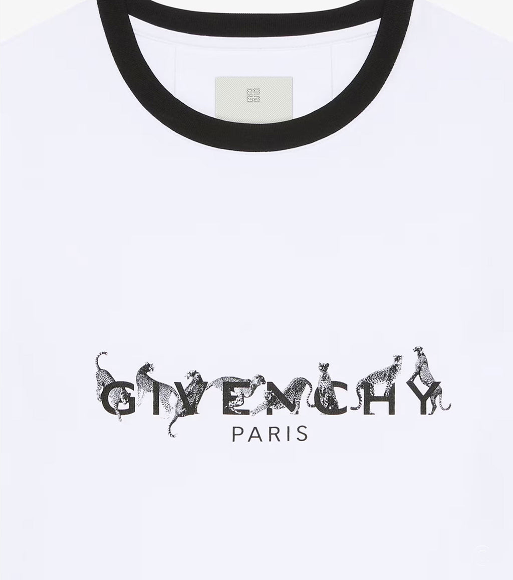 Close-up of leopard print t-shirt - Fashion Dose